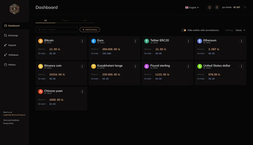 Collect&Exchange CY Dashboard